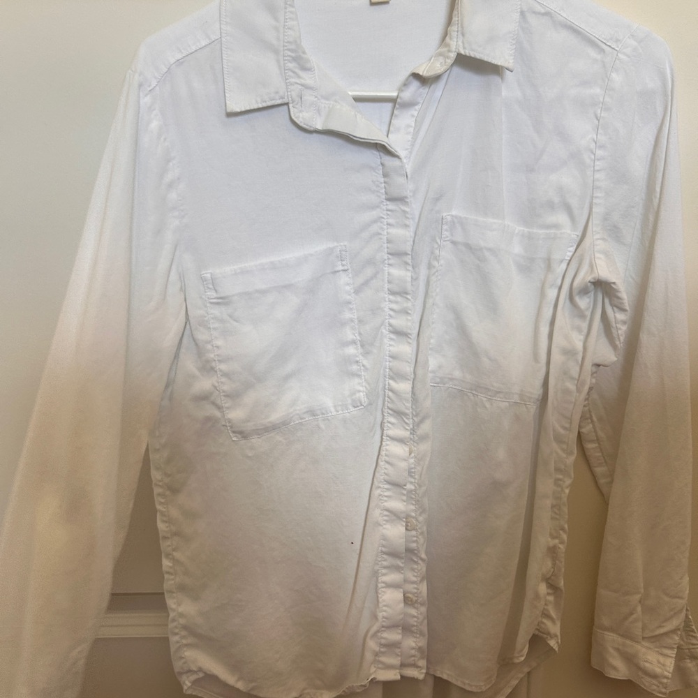 Cloth & Stone White Button Down Shirt
